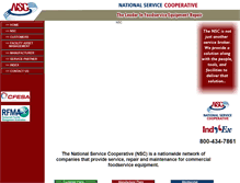 Tablet Screenshot of nationalservicecoop.com